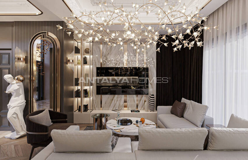 Nouvelles Maisons Triplex Avec Piscine Privée À Alanya 6