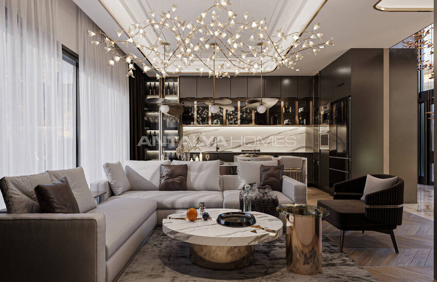 Alanya Değirmendere'de Özel Havuzlu Tripleks Villalar 5