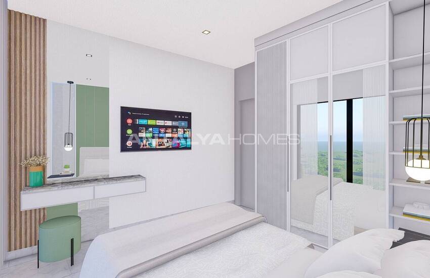 Immobiliers Résidentiels Modernes À Oba Alanya 31