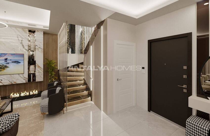 شقق مريحة مطلة على البحر في مجمع السكني مع مسبح في ألانيا 27