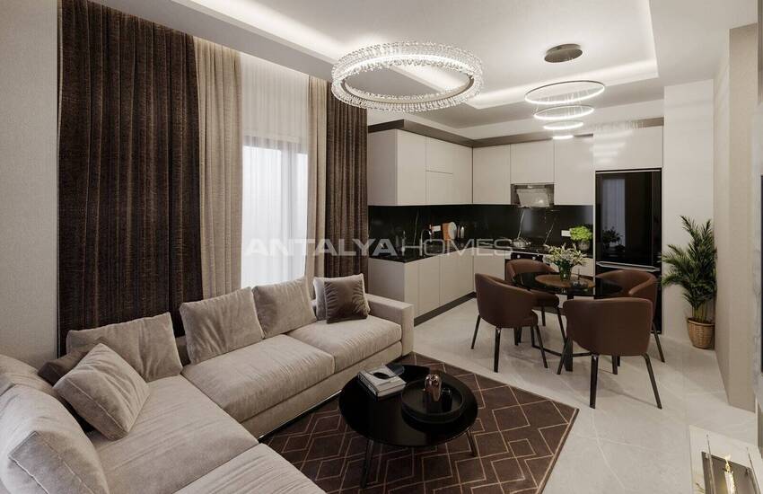 شقق مريحة مطلة على البحر في مجمع السكني مع مسبح في ألانيا 13