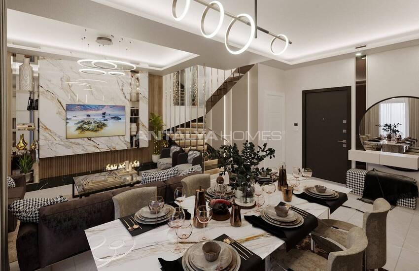 شقق مريحة مطلة على البحر في مجمع السكني مع مسبح في ألانيا 17