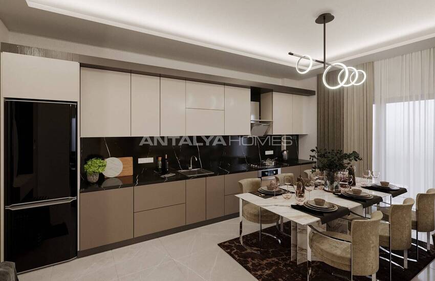 شقق مريحة مطلة على البحر في مجمع السكني مع مسبح في ألانيا 18