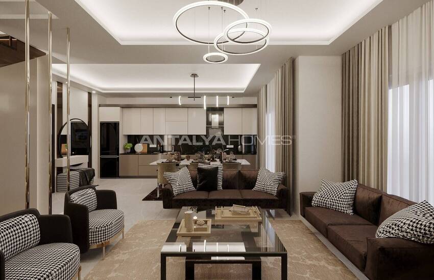 شقق مريحة مطلة على البحر في مجمع السكني مع مسبح في ألانيا 19