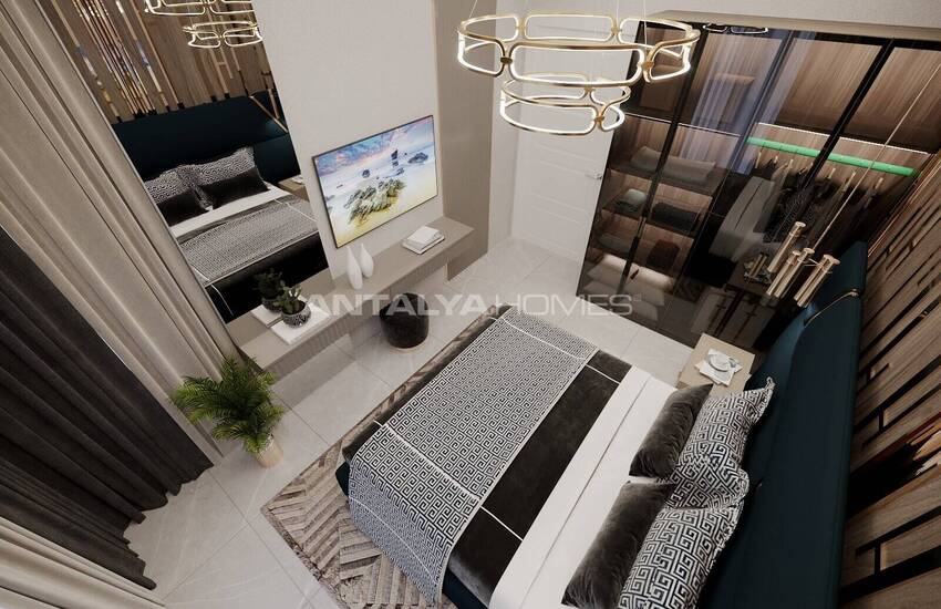 شقق مريحة مطلة على البحر في مجمع السكني مع مسبح في ألانيا 20