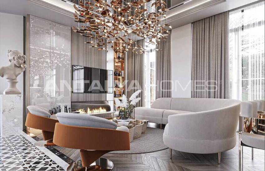 Alanya Bektaş'ta Satılık Havuzlu Müstakil Villalar 12