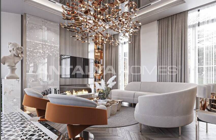 Alanya Bektaş'ta Satılık Havuzlu Müstakil Villalar 13