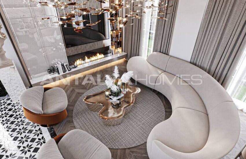 Alanya Bektaş'ta Satılık Havuzlu Müstakil Villalar 16