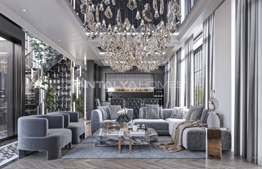 Alanya Bektaş'ta Satılık Havuzlu Müstakil Villalar 23