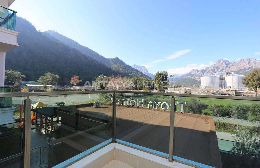 Furnished Mezzanine Flat with Mountain View in Antalya 16