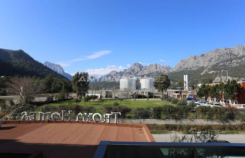 Furnished Mezzanine Flat with Mountain View in Antalya 17
