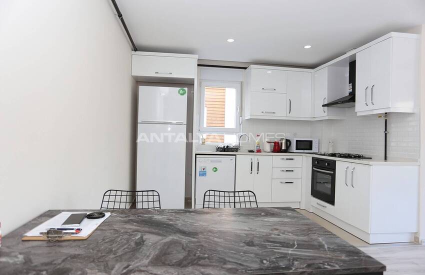 Furnished Mezzanine Flat with Mountain View in Antalya 11