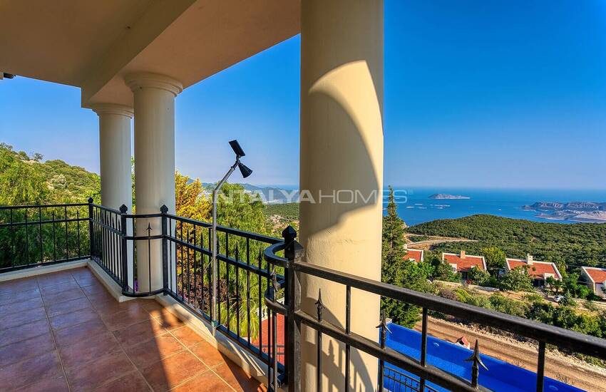 Fristående Hus Med Fantastisk Utsikt Över Havet Och Ön I Kas 77