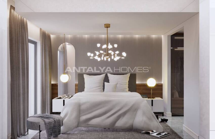 شقق للبيع مع العديد من المرافق الاجتماعية في أنطاليا بازارجي 20