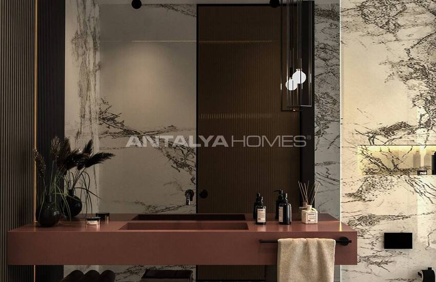 Villas Individuelles Luxueuses Vue Mer Et Ville À Alanya 44