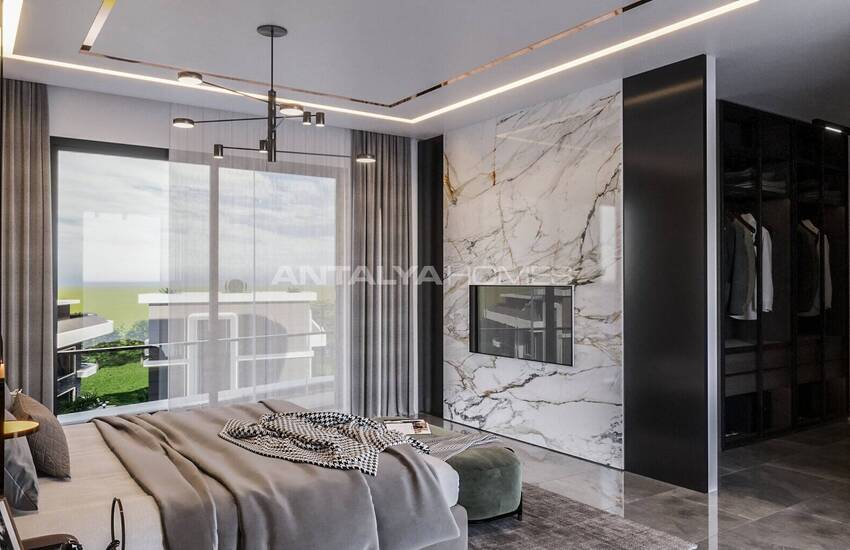 Villas Individuelles Luxueuses Vue Mer Et Ville À Alanya 25