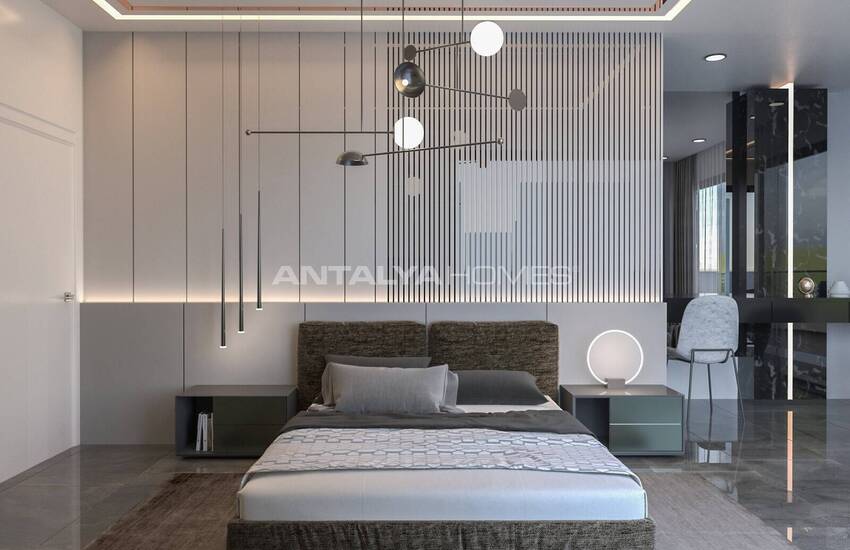 Villas Individuelles Luxueuses Vue Mer Et Ville À Alanya 26