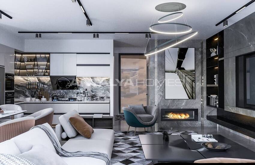 Villas Individuelles Luxueuses Vue Mer Et Ville À Alanya 15