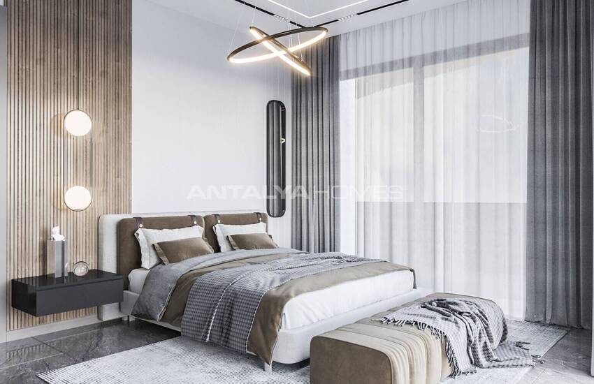 Villas Individuelles Luxueuses Vue Mer Et Ville À Alanya 19