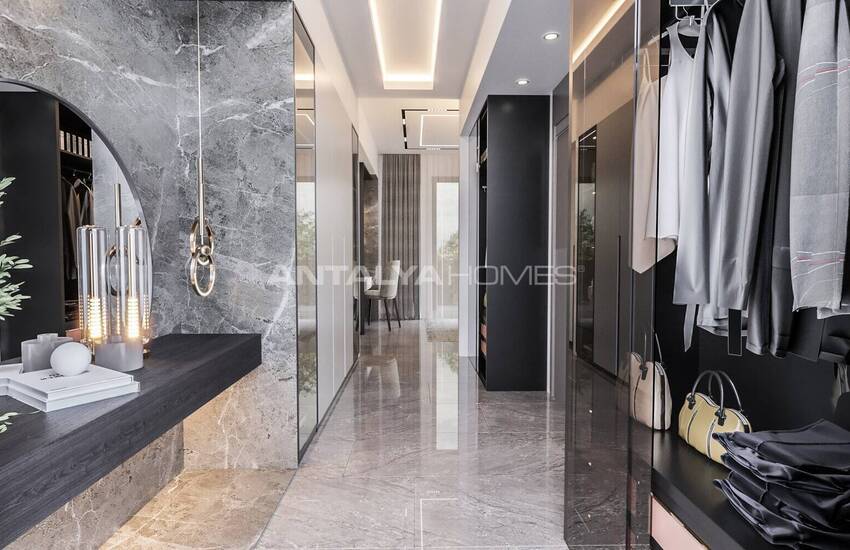 Villas Individuelles Luxueuses Vue Mer Et Ville À Alanya 33