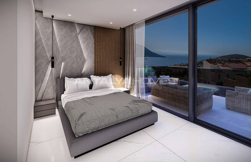 Sea View Villa with Private Garden and Pool in Kalkan Turkey 21