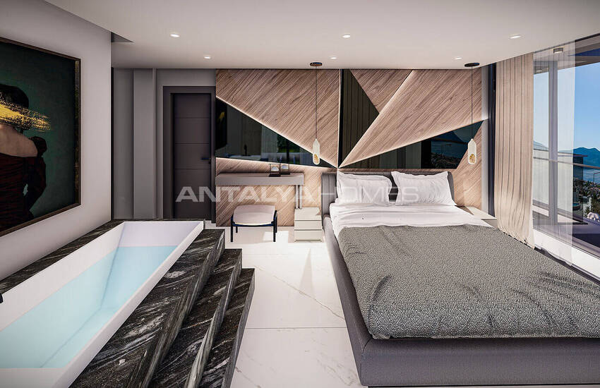 Sea View Villa with Private Garden and Pool in Kalkan Turkey 22