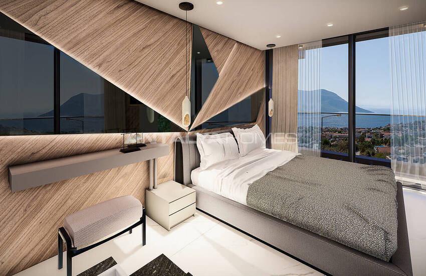 Sea View Villa with Private Garden and Pool in Kalkan Turkey 23