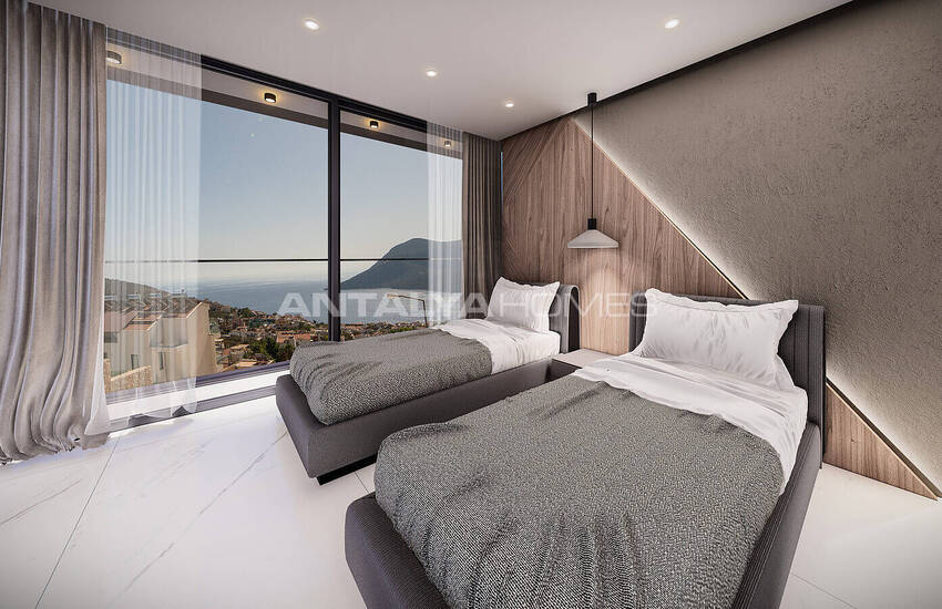 Sea View Villa with Private Garden and Pool in Kalkan Turkey 24