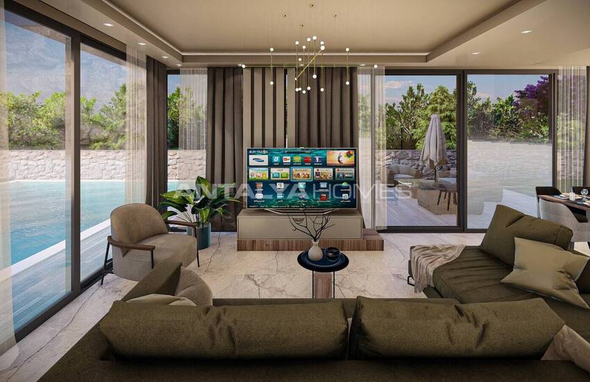 House with High Privacy and Rich Amenities in Antalya Kalkan 23