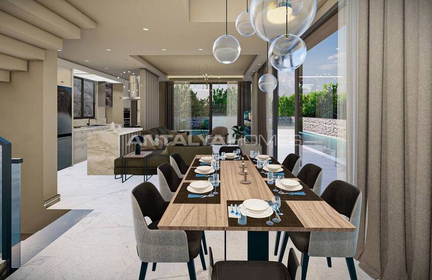 House with High Privacy and Rich Amenities in Antalya Kalkan 25