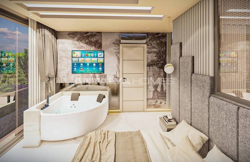 House with High Privacy and Rich Amenities in Antalya Kalkan 29