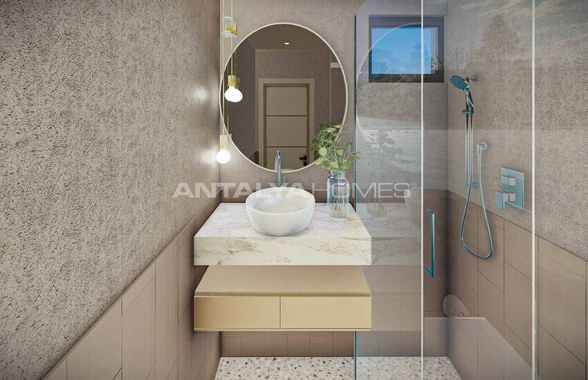 House with High Privacy and Rich Amenities in Antalya Kalkan 37