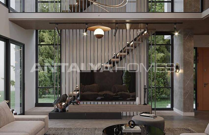 Сдвоенные Виллы с Личным Бассейном и Садом в Анталии 11