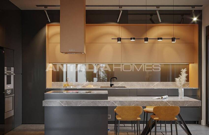 Сдвоенные Виллы с Личным Бассейном и Садом в Анталии 20