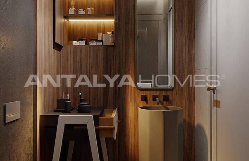 Сдвоенные Виллы с Личным Бассейном и Садом в Анталии 21