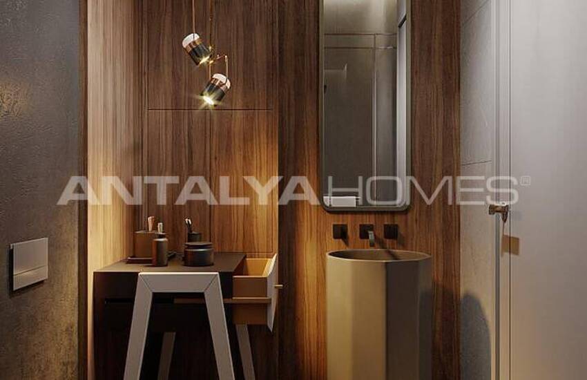 Сдвоенные Виллы с Личным Бассейном и Садом в Анталии 22