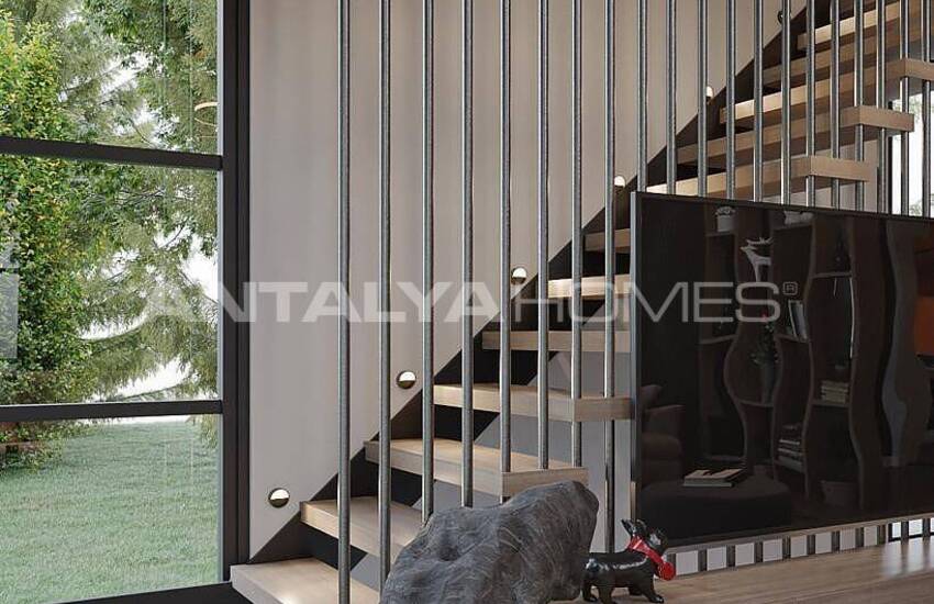 Сдвоенные Виллы с Личным Бассейном и Садом в Анталии 23