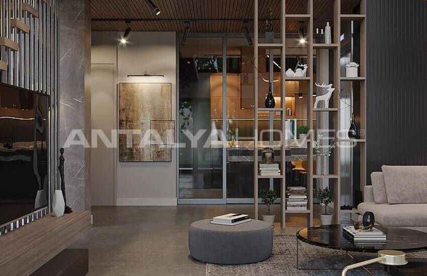 Сдвоенные Виллы с Личным Бассейном и Садом в Анталии 25