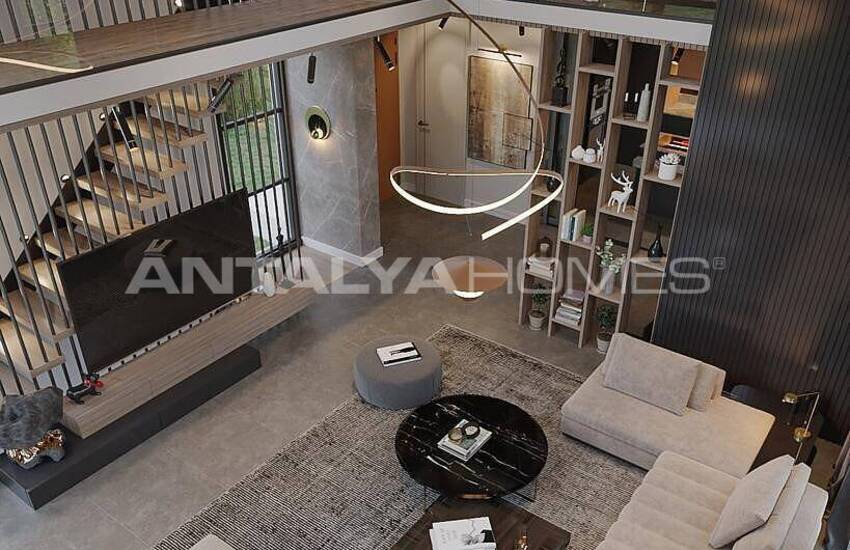 Сдвоенные Виллы с Личным Бассейном и Садом в Анталии 26