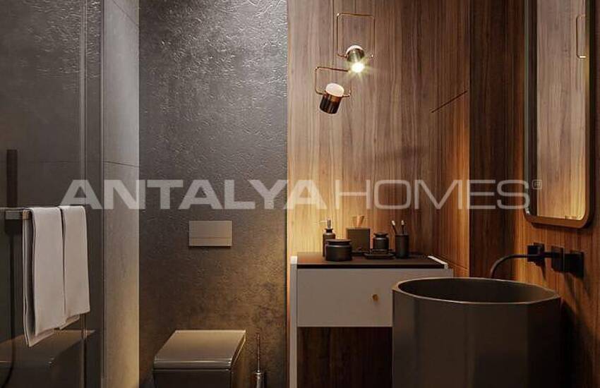 Сдвоенные Виллы с Личным Бассейном и Садом в Анталии 27