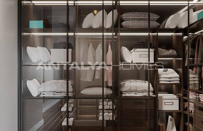 Сдвоенные Виллы с Личным Бассейном и Садом в Анталии 28