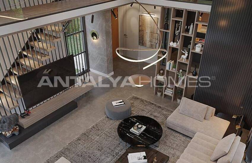 Сдвоенные Виллы с Личным Бассейном и Садом в Анталии 33