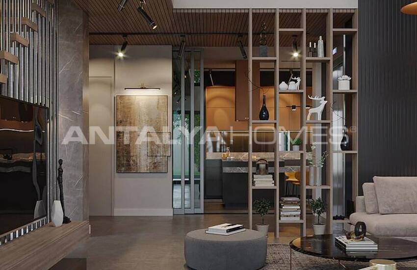 Сдвоенные Виллы с Личным Бассейном и Садом в Анталии 34