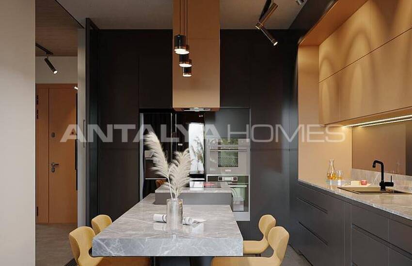 Сдвоенные Виллы с Личным Бассейном и Садом в Анталии 13