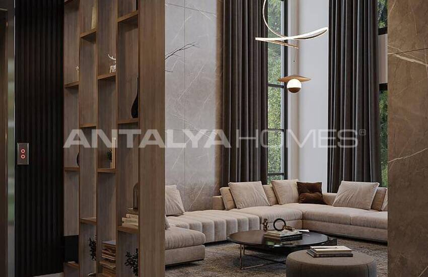 Сдвоенные Виллы с Личным Бассейном и Садом в Анталии 15