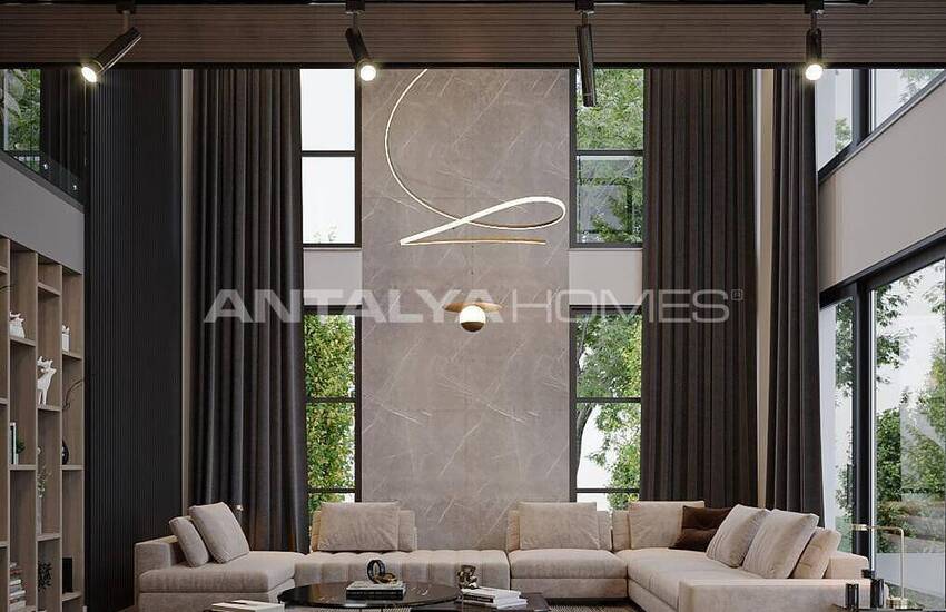 Сдвоенные Виллы с Личным Бассейном и Садом в Анталии 16