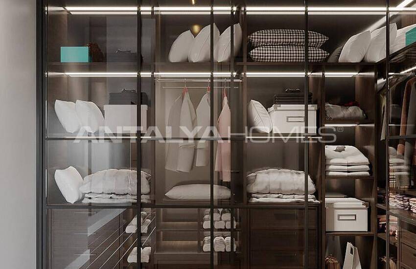 Сдвоенные Виллы с Личным Бассейном и Садом в Анталии 10