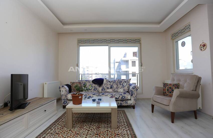 Furnished Flat in a Complex with a Pool in Konyaalti Liman 10