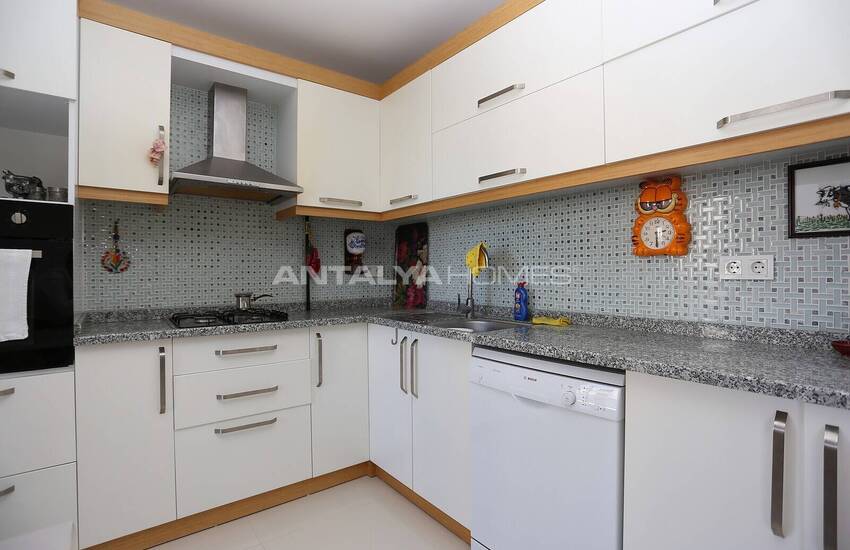 Furnished Flat in a Complex with a Pool in Konyaalti Liman 13