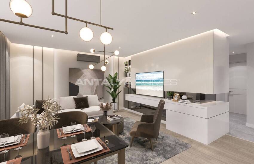 شقق بغرفة كبيرة على الطريق الرئيسي في أنطاليا ألتيناش 4